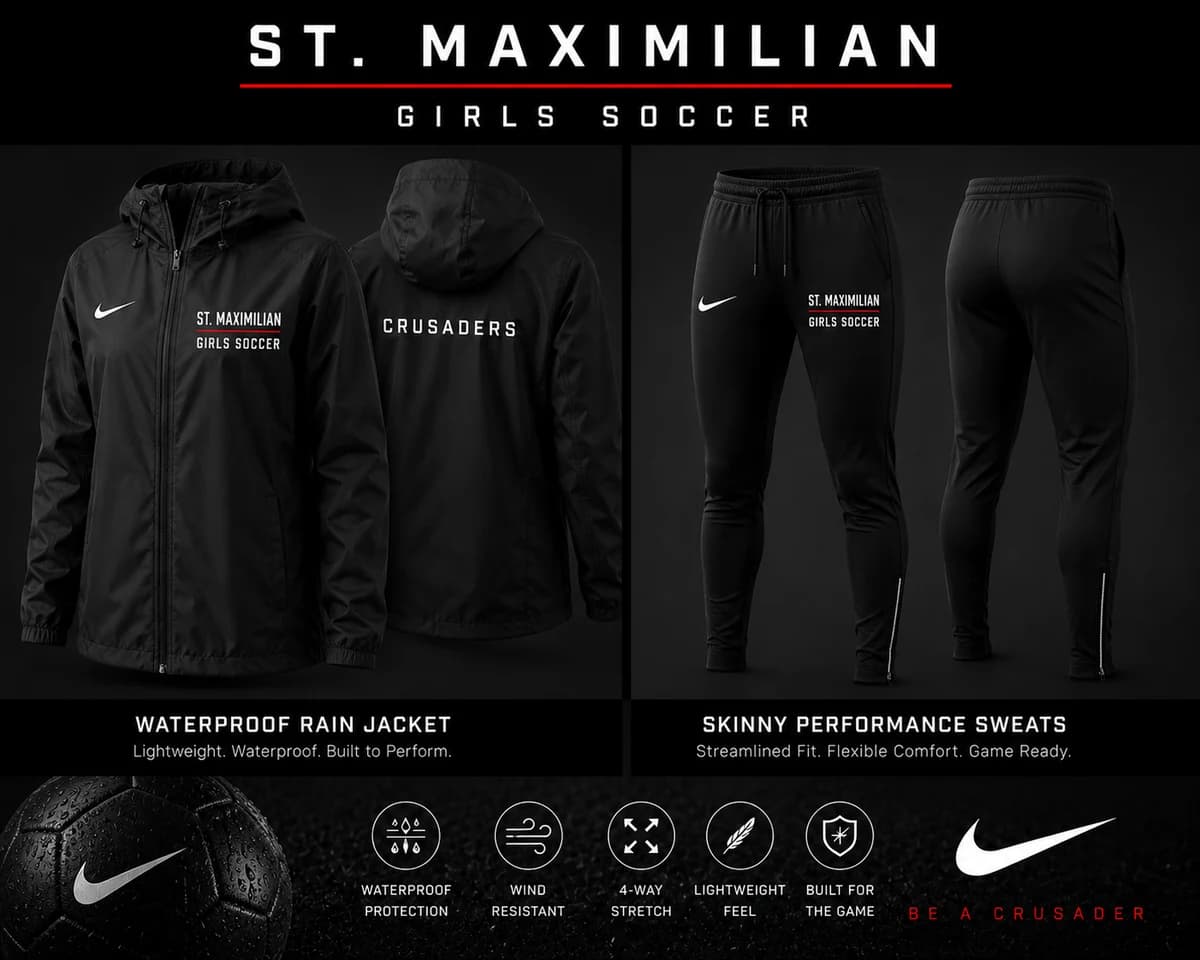 Girls Soccer All-Weather Travel Set