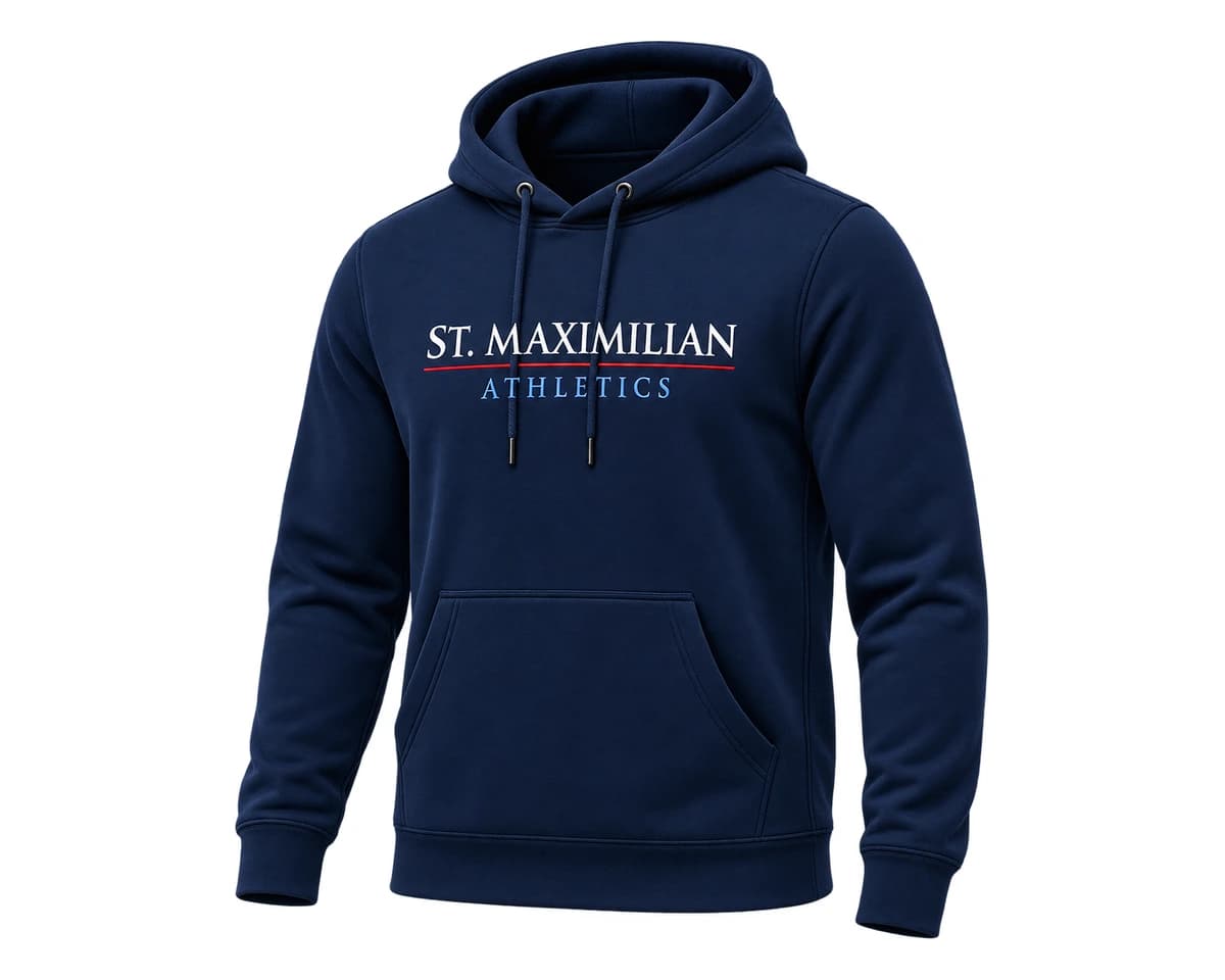 St. Maximilian Athletics Hooded Sweatshirt