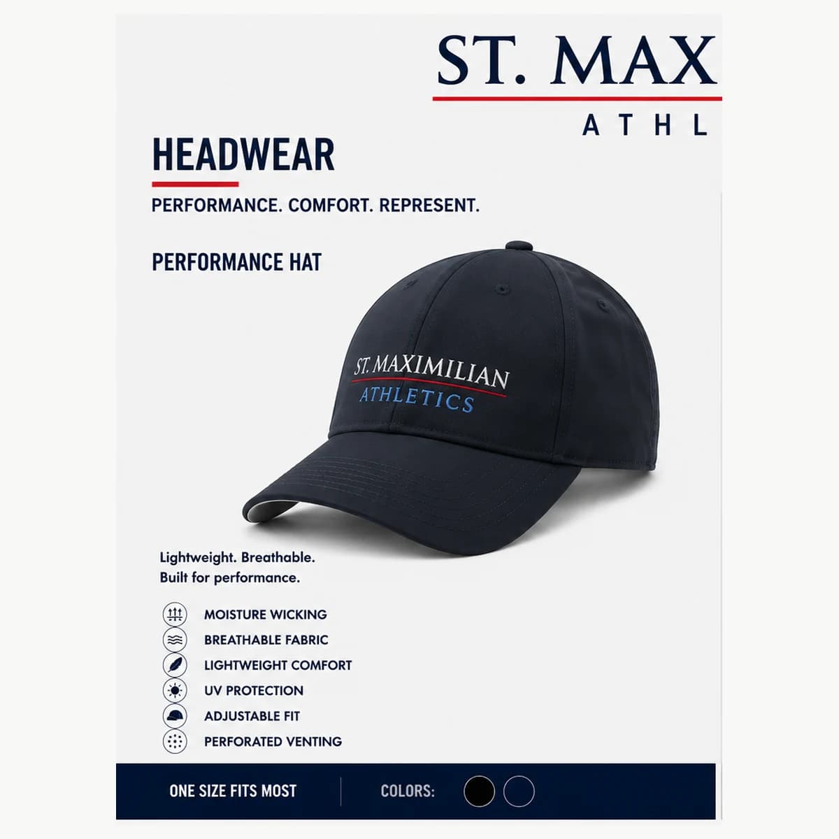 St. Maximilian Athletics Performance Hat